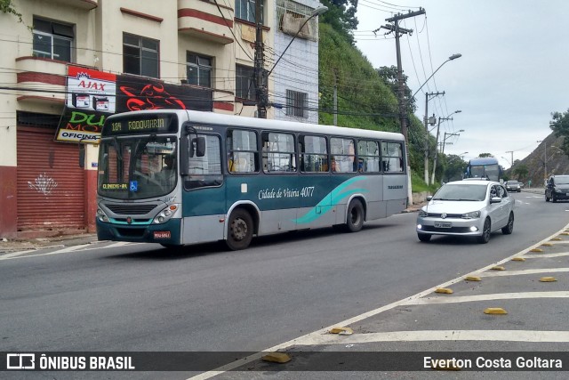 Viação Tabuazeiro 4077 na cidade de Vitória, Espírito Santo, Brasil, por Everton Costa Goltara. ID da foto: 6338312.