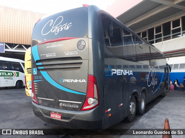 Empresa de Ônibus Nossa Senhora da Penha 53012 na cidade de Rio de Janeiro, Rio de Janeiro, Brasil, por Leonardo Guedes de Sá. Número da foto: #6339706.