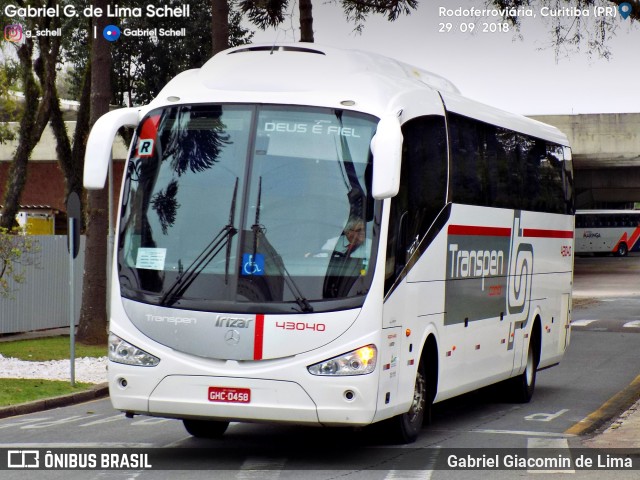 Transpen Transporte Coletivo e Encomendas 43040 na cidade de Curitiba, Paraná, Brasil, por Gabriel Giacomin de Lima. Número da foto: #6339636.
