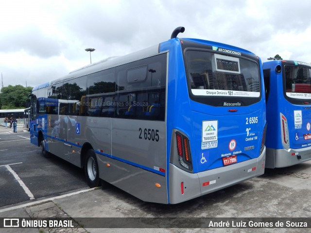 Transcooper > Norte Buss 2 6505 na cidade de São Paulo, São Paulo, Brasil, por André Luiz Gomes de Souza. ID da foto: 6339368.