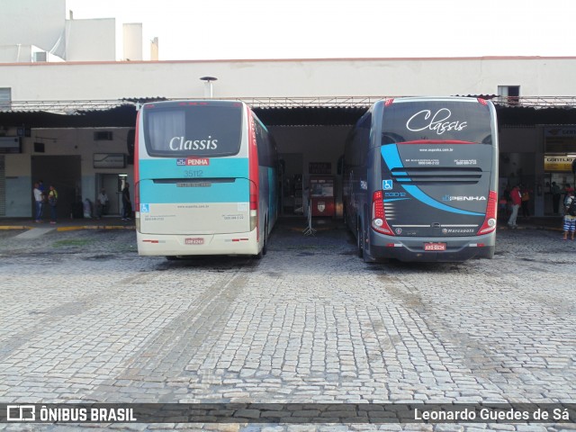 Empresa de Ônibus Nossa Senhora da Penha 53012 na cidade de Teófilo Otoni, Minas Gerais, Brasil, por Leonardo Guedes de Sá. ID da foto: 6339738.