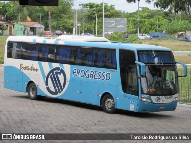 Auto Viação Progresso 6037 na cidade de João Pessoa, Paraíba, Brasil, por Tarcisio Rodrigues da Silva. ID da foto: 6342422.