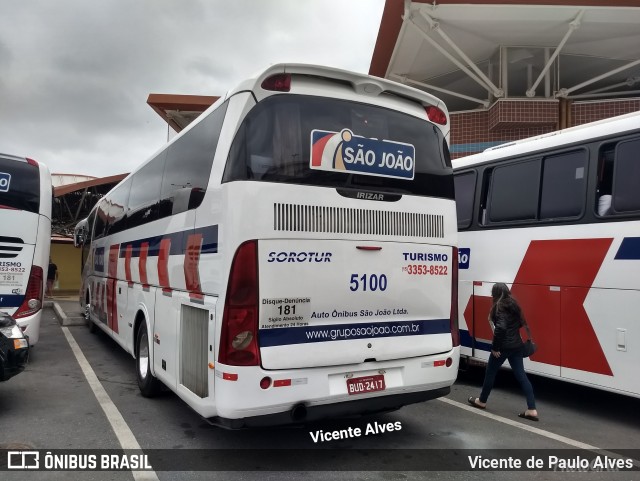 São João Votorantim - Sorotur Turismo 5100 na cidade de Aparecida, São Paulo, Brasil, por Vicente de Paulo Alves. Número da foto: #6340407.