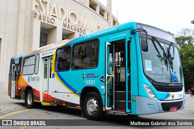 Viação Bertioga 18501 na cidade de São Paulo, São Paulo, Brasil, por Matheus Gabriel dos Santos. Número da foto: #6342564.