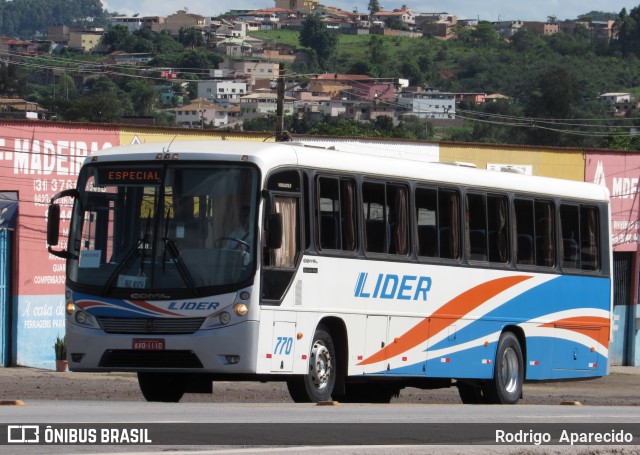 TransLider 770 na cidade de Conselheiro Lafaiete, Minas Gerais, Brasil, por Rodrigo  Aparecido. Número da foto: #6342399.