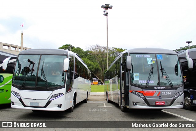 Viação Osasco 21.514 na cidade de São Paulo, São Paulo, Brasil, por Matheus Gabriel dos Santos. Número da foto: #6342511.