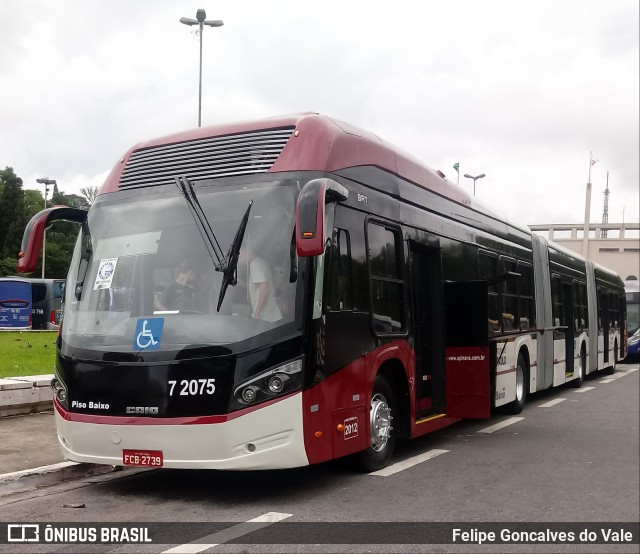 Viação Campo Belo 7 2075 na cidade de São Paulo, São Paulo, Brasil, por Felipe Goncalves do Vale. Número da foto: #6344882.