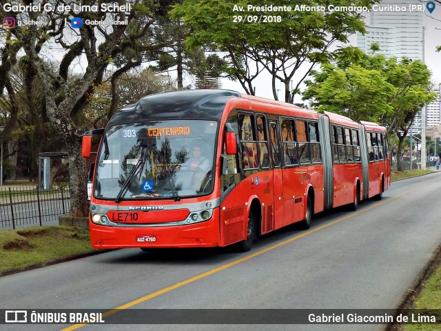 Araucária Transportes Coletivos LE710 na cidade de Curitiba, Paraná, Brasil, por Gabriel Giacomin de Lima. Número da foto: #6344312.
