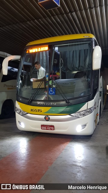 Empresa Gontijo de Transportes 16515 na cidade de Teófilo Otoni, Minas Gerais, Brasil, por Marcelo Henrique. Número da foto: #6344398.