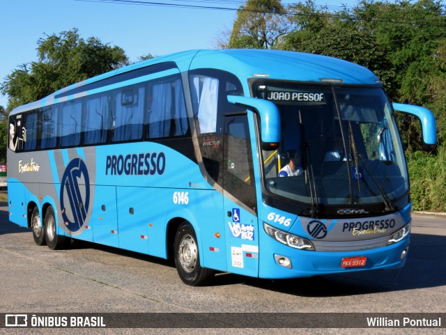 Auto Viação Progresso 6146 na cidade de Recife, Pernambuco, Brasil, por Willian Pontual. Número da foto: #6343822.