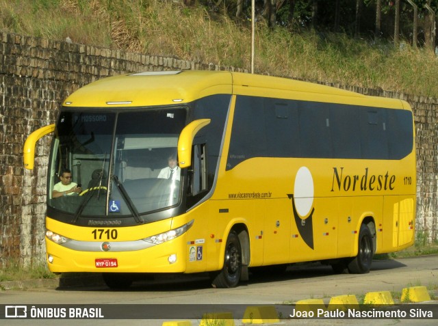 Viação Nordeste 1710 na cidade de Natal, Rio Grande do Norte, Brasil, por Joao Paulo Nascimento Silva. Número da foto: #6344053.
