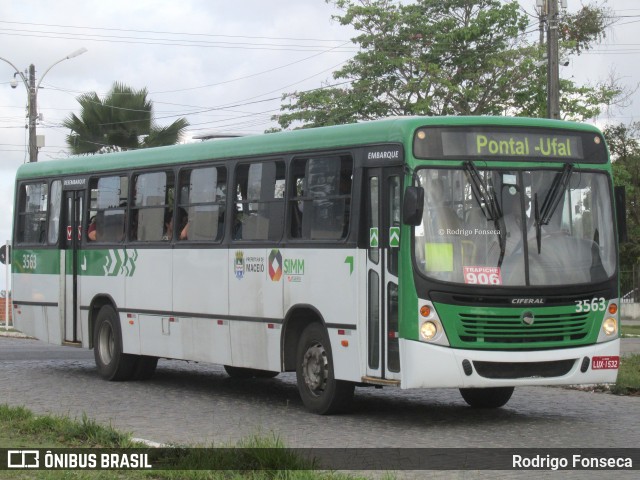 Auto Viação Veleiro 3563 na cidade de Maceió, Alagoas, Brasil, por Rodrigo Fonseca. Número da foto: #6345947.