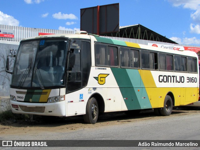 Empresa Gontijo de Transportes 3160 na cidade de Belo Horizonte, Minas Gerais, Brasil, por Adão Raimundo Marcelino. ID da foto: 6346615.