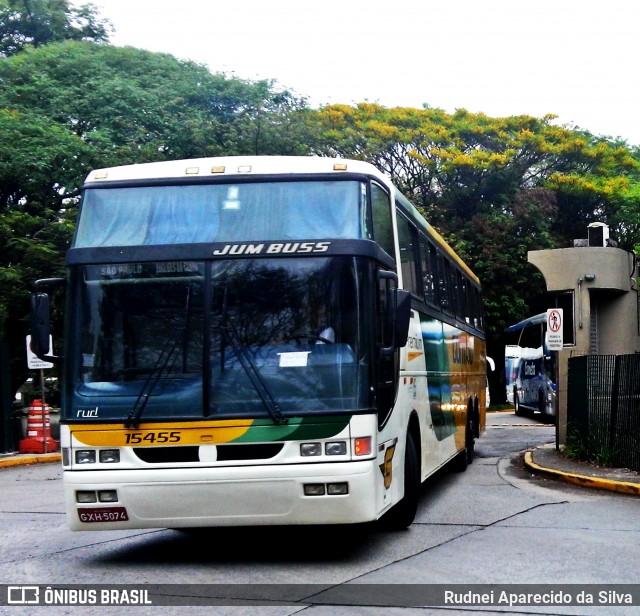 Empresa Gontijo de Transportes 15455 na cidade de São Paulo, São Paulo, Brasil, por Rudnei Aparecido da Silva. ID da foto: 6345385.