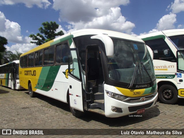 Empresa Gontijo de Transportes 3210 na cidade de Belo Horizonte, Minas Gerais, Brasil, por Luiz Otavio Matheus da Silva. ID da foto: 6346659.