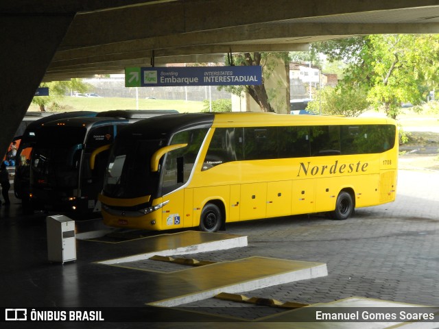 Viação Nordeste 1708 na cidade de João Pessoa, Paraíba, Brasil, por Emanuel Gomes Soares. Número da foto: #6345333.