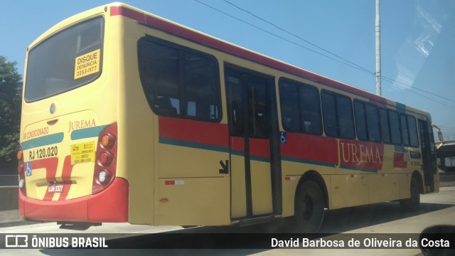 Auto Viação Jurema RJ 120.020 na cidade de Brasil, por David Barbosa de Oliveira da Costa. ID da foto: 6345967.