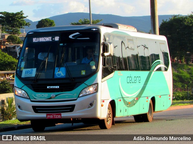 Célere Transportes 1502 na cidade de Belo Horizonte, Minas Gerais, Brasil, por Adão Raimundo Marcelino. Número da foto: #6346833.