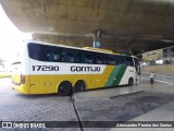 Empresa Gontijo de Transportes 17290 na cidade de Uberlândia, Minas Gerais, Brasil, por Alessandro Pereira dos Santos. Número da foto: #:id.