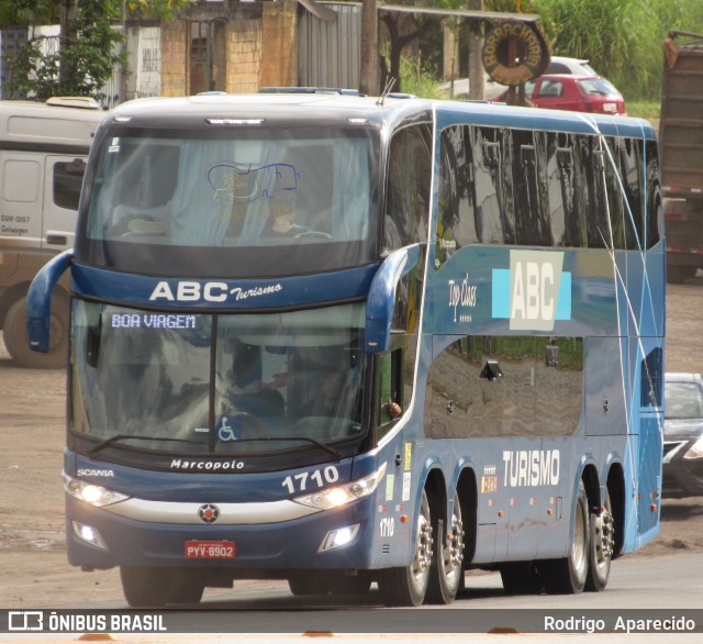 ABC Turismo 1710 na cidade de Conselheiro Lafaiete, Minas Gerais, Brasil, por Rodrigo  Aparecido. ID da foto: 6348948.