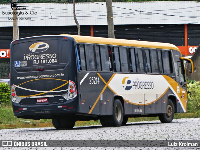 Viação Progresso 25214 na cidade de Juiz de Fora, Minas Gerais, Brasil, por Luiz Krolman. ID da foto: 6347394.