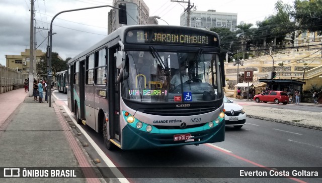 Viação Grande Vitória 6820 na cidade de Vitória, Espírito Santo, Brasil, por Everton Costa Goltara. Número da foto: #6347677.