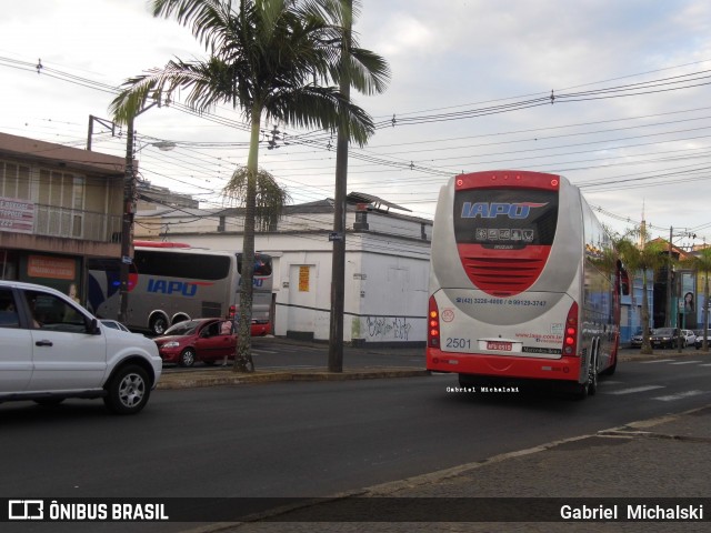 Viação Santana Iapó 2501 na cidade de Ponta Grossa, Paraná, Brasil, por Gabriel Michalski. ID da foto: 6350867.