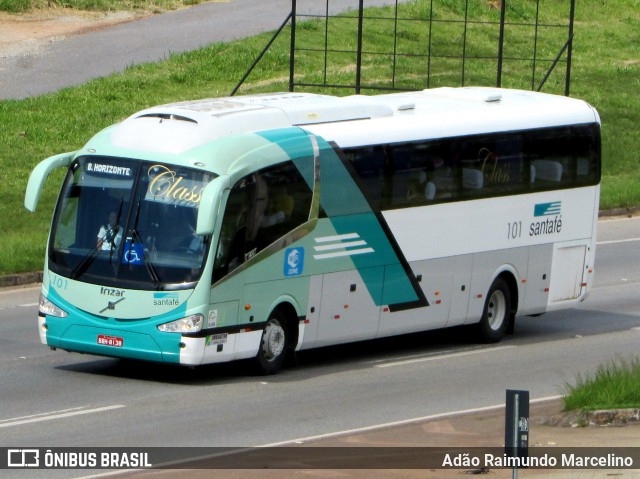 Santa Fé Transportes 101 na cidade de Betim, Minas Gerais, Brasil, por Adão Raimundo Marcelino. ID da foto: 6350342.