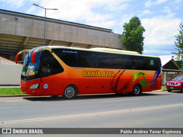 Empresa de Buses Bahia Azul 258 na cidade de San Fernando, Colchagua, Libertador General Bernardo O'Higgins, Chile, por Pablo Andres Yavar Espinoza. ID da foto: 6350567.