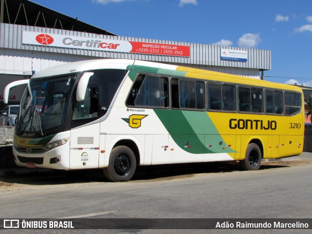 Empresa Gontijo de Transportes 3210 na cidade de Belo Horizonte, Minas Gerais, Brasil, por Adão Raimundo Marcelino. Número da foto: #6352878.