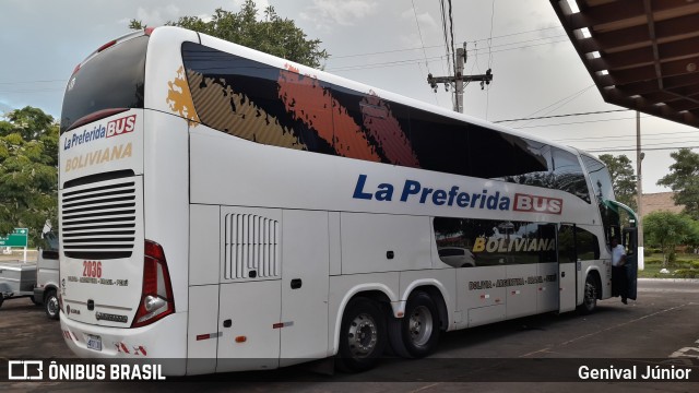 La Preferida Bus 2036 na cidade de Miranda, Mato Grosso do Sul, Brasil, por Genival Júnior. Número da foto: #6351617.