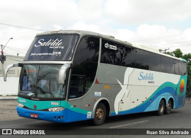 Expresso Satélite Norte 8900 na cidade de Teresina, Piauí, Brasil, por Ruan Silva Andrade. ID da foto: 6352296.