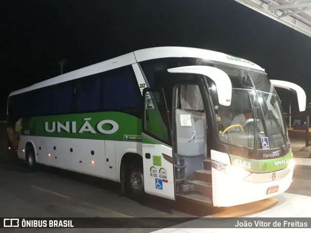Empresa União de Transportes 4143 na cidade de Garuva, Santa Catarina, Brasil, por João Vitor de Freitas. Número da foto: #6352901.