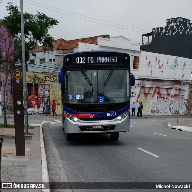 Viação Miracatiba 15.864 na cidade de São Paulo, São Paulo, Brasil, por Michel Nowacki. ID da foto: 6352906.