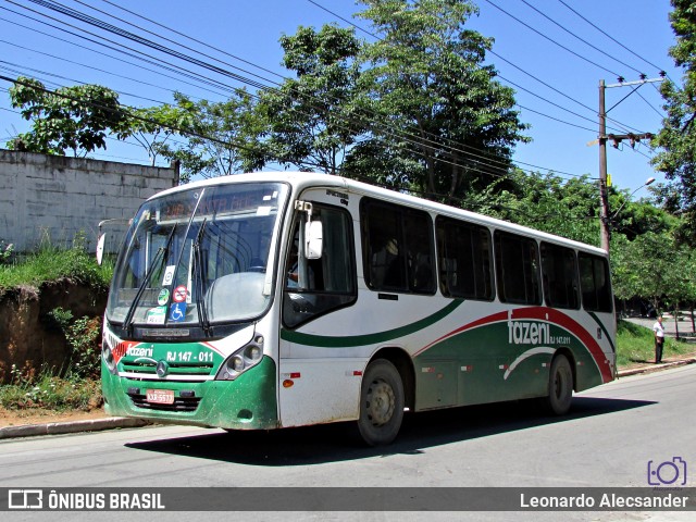 Fazeni Transportes e Turismo RJ 147.011 na cidade de Queimados, Rio de Janeiro, Brasil, por Leonardo Alecsander. Número da foto: #6352877.