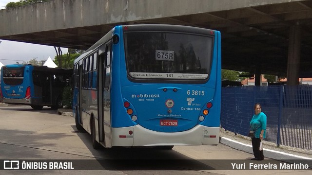 Viação Paratodos > São Jorge > Metropolitana São Paulo > Mobibrasil 6 3615 na cidade de São Paulo, São Paulo, Brasil, por Yuri Ferreira Marinho. ID da foto: 6352374.