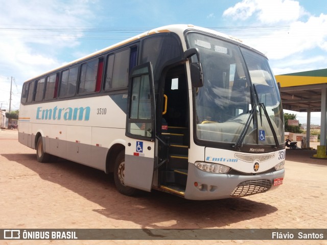 Emtram 3510 na cidade de Barra da Estiva, Bahia, Brasil, por Flávio  Santos. ID da foto: 6351158.