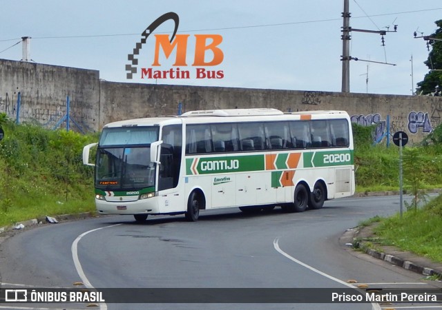 Empresa Gontijo de Transportes 20200 na cidade de Campinas, São Paulo, Brasil, por Prisco Martin Pereira. ID da foto: 6352328.