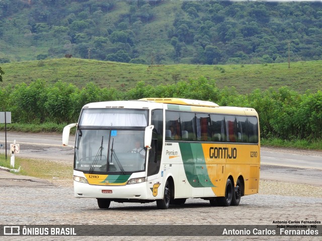 Empresa Gontijo de Transportes 12110 na cidade de João Monlevade, Minas Gerais, Brasil, por Antonio Carlos Fernandes. Número da foto: #6351296.
