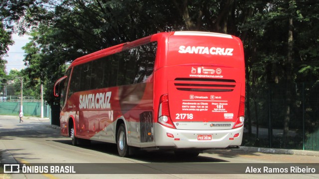 Viação Santa Cruz 21818 na cidade de São Paulo, São Paulo, Brasil, por Alex Ramos Ribeiro. Número da foto: #6355083.