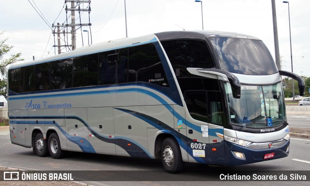 Arca Turismo 6027 na cidade de São Paulo, São Paulo, Brasil, por Cristiano Soares da Silva. ID da foto: 6354615.