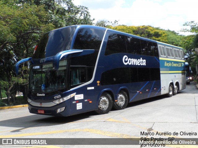 Viação Cometa 17323 na cidade de São Paulo, São Paulo, Brasil, por Marco Aurélio de Oliveira. ID da foto: 6355314.