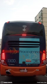 Viação Piracicabana 1300 na cidade de Praia Grande, São Paulo, Brasil, por Daniel Santos Sardi. Número da foto: #6354199.