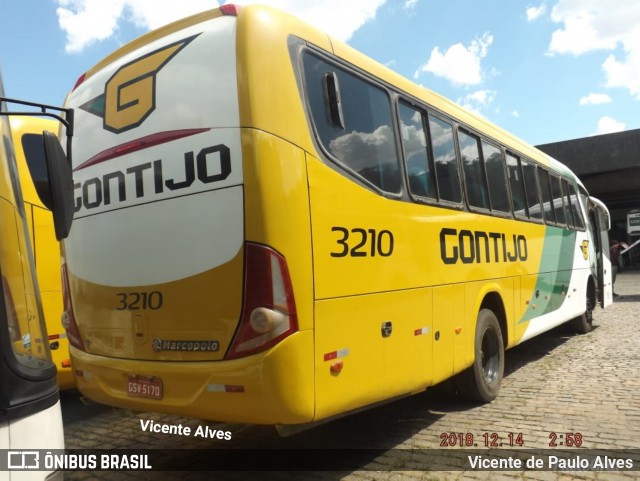 Empresa Gontijo de Transportes 3210 na cidade de Belo Horizonte, Minas Gerais, Brasil, por Vicente de Paulo Alves. Número da foto: #6355651.