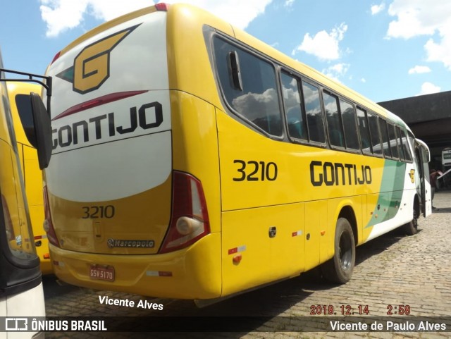 Empresa Gontijo de Transportes 3210 na cidade de Belo Horizonte, Minas Gerais, Brasil, por Vicente de Paulo Alves. ID da foto: 6355651.