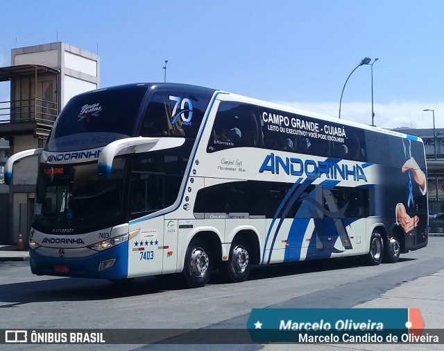 Empresa de Transportes Andorinha 7403 na cidade de Rio de Janeiro, Rio de Janeiro, Brasil, por Marcelo Candido de Oliveira. Número da foto: #6356689.