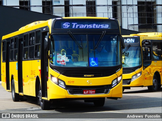 Transtusa - Transporte e Turismo Santo Antônio 1911 na cidade de Joinville, Santa Catarina, Brasil, por Andrews  Fuscolin. Número da foto: #6356603.