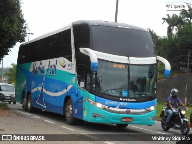 Marlim Azul Turismo 2023 na cidade de Cariacica, Espírito Santo, Brasil, por Whitiney Siqueira. Número da foto: #6356592.