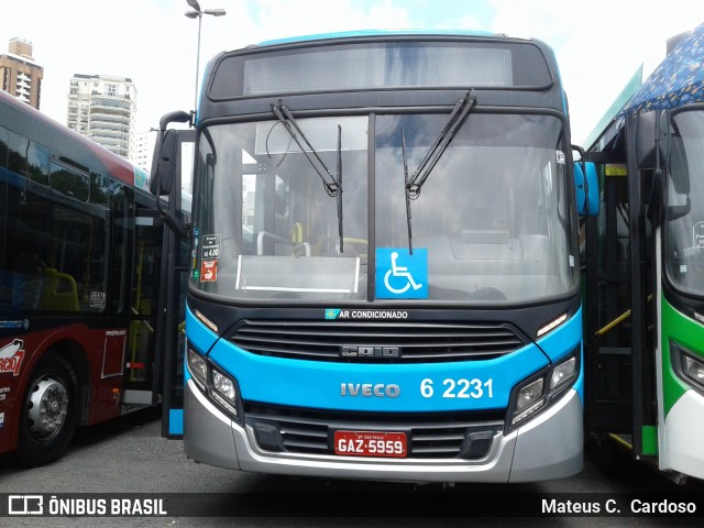 TUPI - Transportes Urbanos Piratininga 6 2231 na cidade de São Paulo, São Paulo, Brasil, por Mateus C.  Cardoso. Número da foto: #6319883.