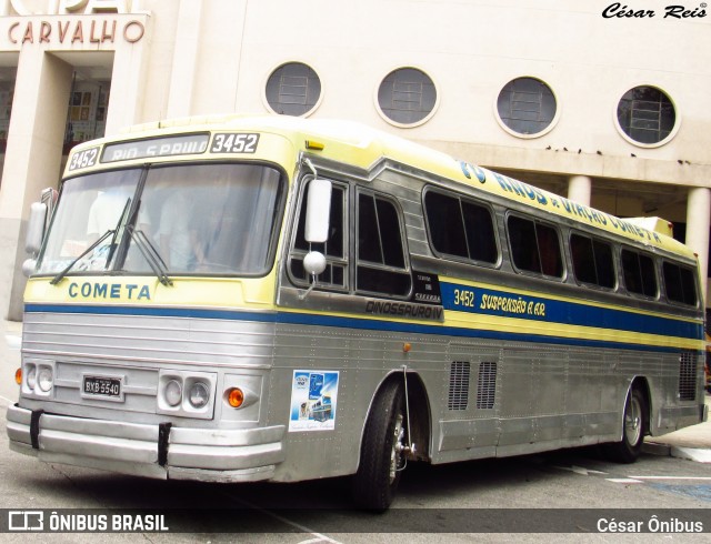 Ônibus Particulares 3452 na cidade de São Paulo, São Paulo, Brasil, por César Ônibus. Número da foto: #6321524.